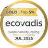 EcoVadis Gold badge